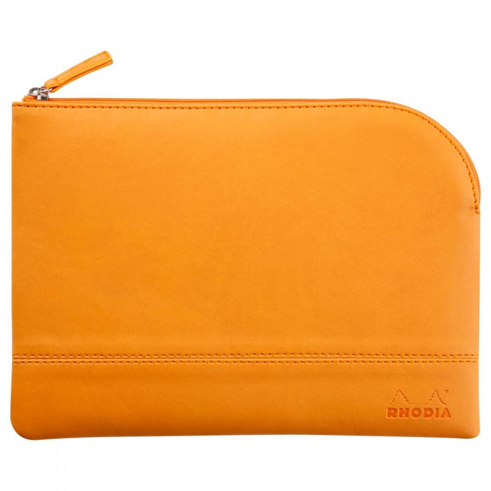 Case Rhodia com Ziper 16x22cm Orange